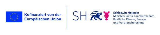 Logo der Europäischen Union zusammen mit dem Logo des Ministeriums für Landwirtschaft, Umwelt, ländliche Räume und Verbraucherschutz